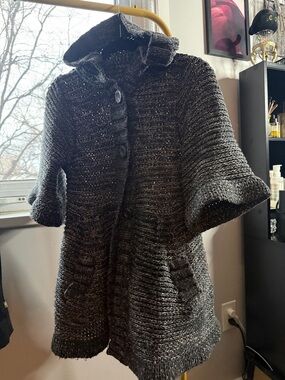 Free People 3/4 Sleeve Flared Cardigan